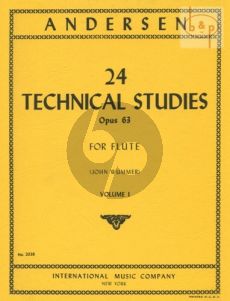 24 Technical Studies Op.63 Vol.1 Flute solo