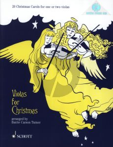 Violas for Christmas for 1 - 2 Violas (Bk-Cd) (20 Christmas Carols) (arr. Barrie Carson Turner)