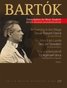 Bartok An Evening in the Village - Slovak Peasant Dance (Viola and Piano) (Karoly Vaczi)