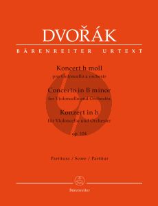 Dvorak Concerto Op.104 B Minor Violoncello-Orchestra Fullscore