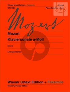 Sonate a-minor KV 310 (300d) (Leisinger-Scholz) (Wiener-Urtext)