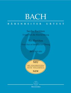 Bach 6 Partiten BWV 825 - 830 Harpsichord (edited by Richard Douglas Jones) (edition with Fingering by Ragna Schirmer)