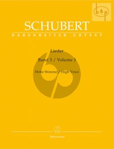 Lieder Vol. 3 fur Hohe / High Stimme und Klavier