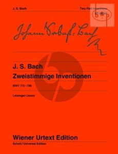 2 Part Inventions BWV 772 - 786 Klavier