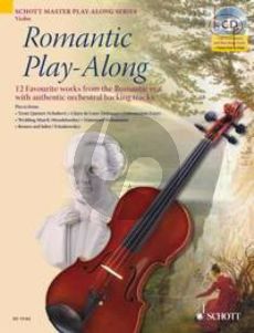 Romantic Play-Along (Violin) (12 Favourite Works with authentic orchestral backing tracks) (Bk-Cd)