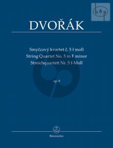 Quartet No.5 f-minor (2 Vi.-Va.-Vc.) (Study Score)