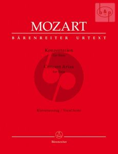 Konzertarien (Concert Arias) (Bass Voice-Piano)