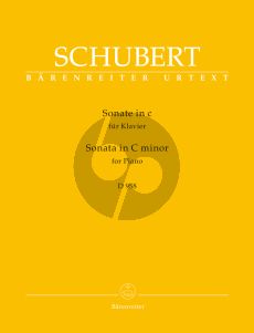 Schubert Sonate c-moll D.958 fur Klavier (edited by Walburga Litschauer) (Barenreiter-Urtext)