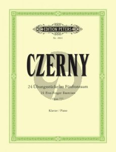 Czerny 24 Ubungsstücke im Fünftonraum Op.777 Klavier (Adolf Ruthardt)