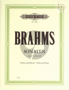 Sonaten Op.78 - 100 - 108 Violine und Klavier