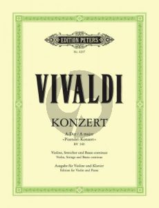 Vivaldi Concerto A-major RV 340 (Pisendel-Concerto) Violin-Piano (edited by Ludwig Landshoff)