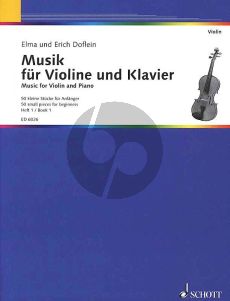 Doflein Musik Vol.1 Violine und Klavier (50 small Pieces for Beginners)