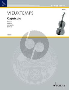Vieuxtemps Capriccio Op. Post. Viola solo (Ulrich Druner)
