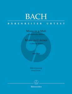 Bach Messe g-moll BWV 235 (Lutherische Messe) (KA.) (Urtext der Neuen Bach-Ausgabe)