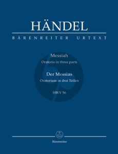 Handel Messias HWV 56 Study Score (Tobin) (Barenreiter)