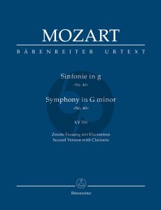 Mozart Symphonie g-moll KV 550 (Studienpart.)