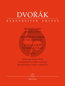Dvorak Concerto a-minor Op.53 Violin-Orchestra (piano red.) (edited by Iacopo Cividini)
