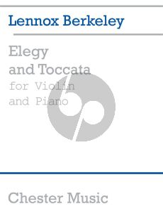 Berkeley Elegy and Toccata for Violin and Piano