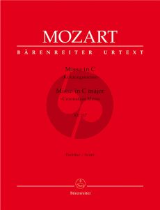 Mozart Missa C-major KV 317 "Kronungs-Messe" Soli-Choir-Orch. Full Score (edited by Monika Holl) (Barenreiter-Urtext)