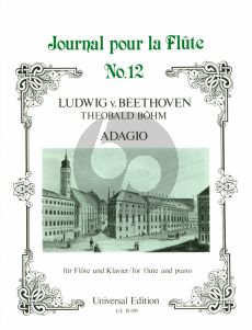 Beethoven Adagio Op.15 No.2 (arr. from Piano Concerto No.1) Flute and Piano (arr. Theobald Boehm) (ed. Gerhard Braun)