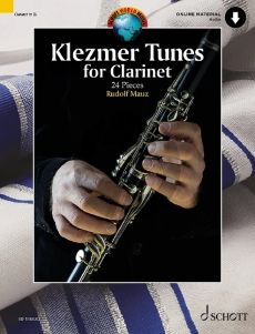 Album Klezmer Tunes for Clarinet with Piano - 24 Pieces Book with Audio online (edited by Rudolf Mauz)