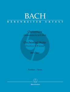 Bach Ouverture h-moll (Orchestersuite) BWV 1067 (Flöte-Streicher-Cembalo) Partitur (Heinrich Besseler) (Barenreiter-Urtext)