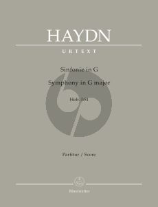 Haydn Symphony G-major Hob.I:81 Full Score (edited by Sonja Gerlach and Sterling E. Murray) (Barenreiter-Urtext)