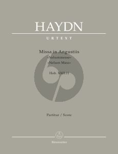 Haydn Missa in Angustiis (Nelsonmesse) (Hob.XXII:11) Soli-Choir-Orchestra Full Score (edited by Günter Thomas) (Barenreiter-Urtext)