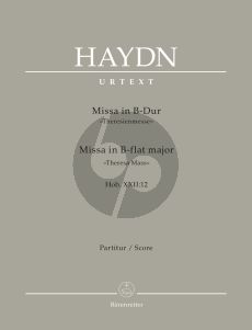 Haydn Missa B-Dur Hob. XXII:12 "Theresienmesse" (Soli-Chor-Orchester) (Partitur Barenreiter-Urtext)