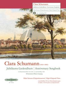 Clara Schumann - Jubiläums-Liederalbum Hohe Stimme (Bk-Cd)