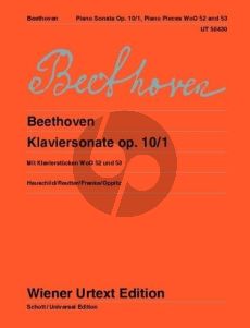 Beethoven Sonate Opus 10 No.1 Klavier (mit Klavierstücken WoO 52 und 53) (Peter Hauschild)