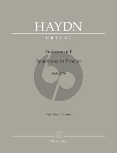 Haydn Symphony F-major Hob.I:79 Full Score (edited by Sonja Gerlach and Sterling E. Murray)