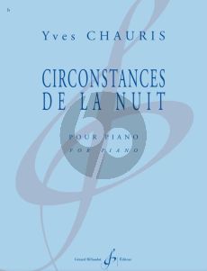 Chauris Circonstances de la Nuit pour Piano