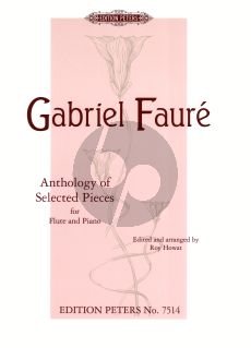 Faure Anthology of Selected Pieces flute-piano