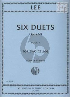 6 Duets Op. 60 Vol.2 for 2 Cellos
