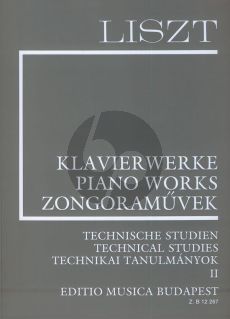 Liszt Technical Studies Vol.2 (Liszt Complete Works Supplement 2)