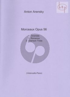 3 Morceaux Op.56 Violoncello-Piano