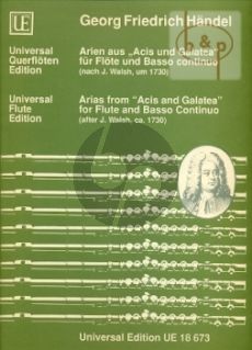 Arias from Acis & Galatea (Flute-Piano) (after Walsh 1730)