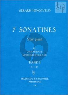 7 Sonatinas Vol.1 (No.1 - 4) for Piano Solo and Piano 4 Hands