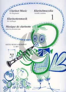 Clarinet Music for Beginners Vol.1 Clarinet[Bb]-Piano (edited by János Kuszing)