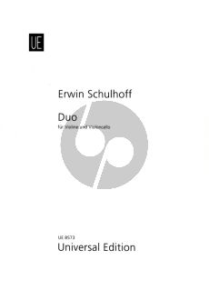 Schulhoff Duo (1925) Violine und Violoncello