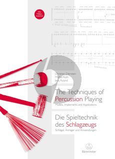 Dierstein Ruland Roth The Techniques of Percussion Playing - Buch mit multimedia (Mallets, Implements and Applications)