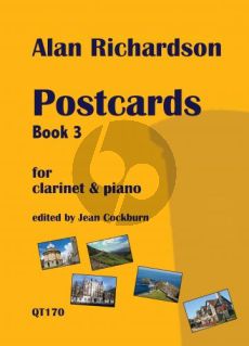 Richardson Postcards Book 3 Clarinet and Piano (edited by Jean Cockburn)