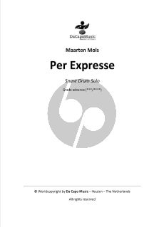 Mols Per Expresse for Snare Drum