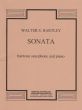 Hartley Sonata (1976) for Baritone Saxophone and Piano