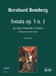 Romberg Sonata Op.5 No.1 Harp and Violoncello (or Violin) (Score/Parts) (Eddy De Rossi and Fausto Solci)