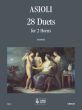 Asioli 28 Duets for 2 Horns (edited by Igino Conforzi)