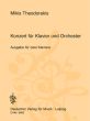 Theodorakis Concerto No.1 (Piano-Orch.) (edition for 2 piano's)