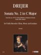 Drejer Sonata No. 2 C-major Treble Recorder (Flute/Oboe) and Bc (edited by ValeriaTarsetti)