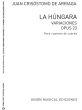 Arriaga Hungara Variaciones op.23 para Cuarteto de Cuerda Set of Parts (String Quartet)